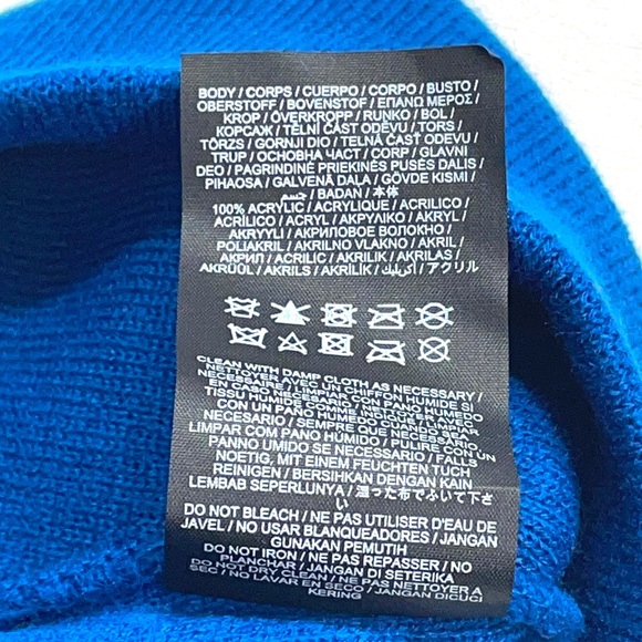 Hurley Men’s Icon Staples Winter Beanie Hat Blue OS New NWT - Picture 9 of 16